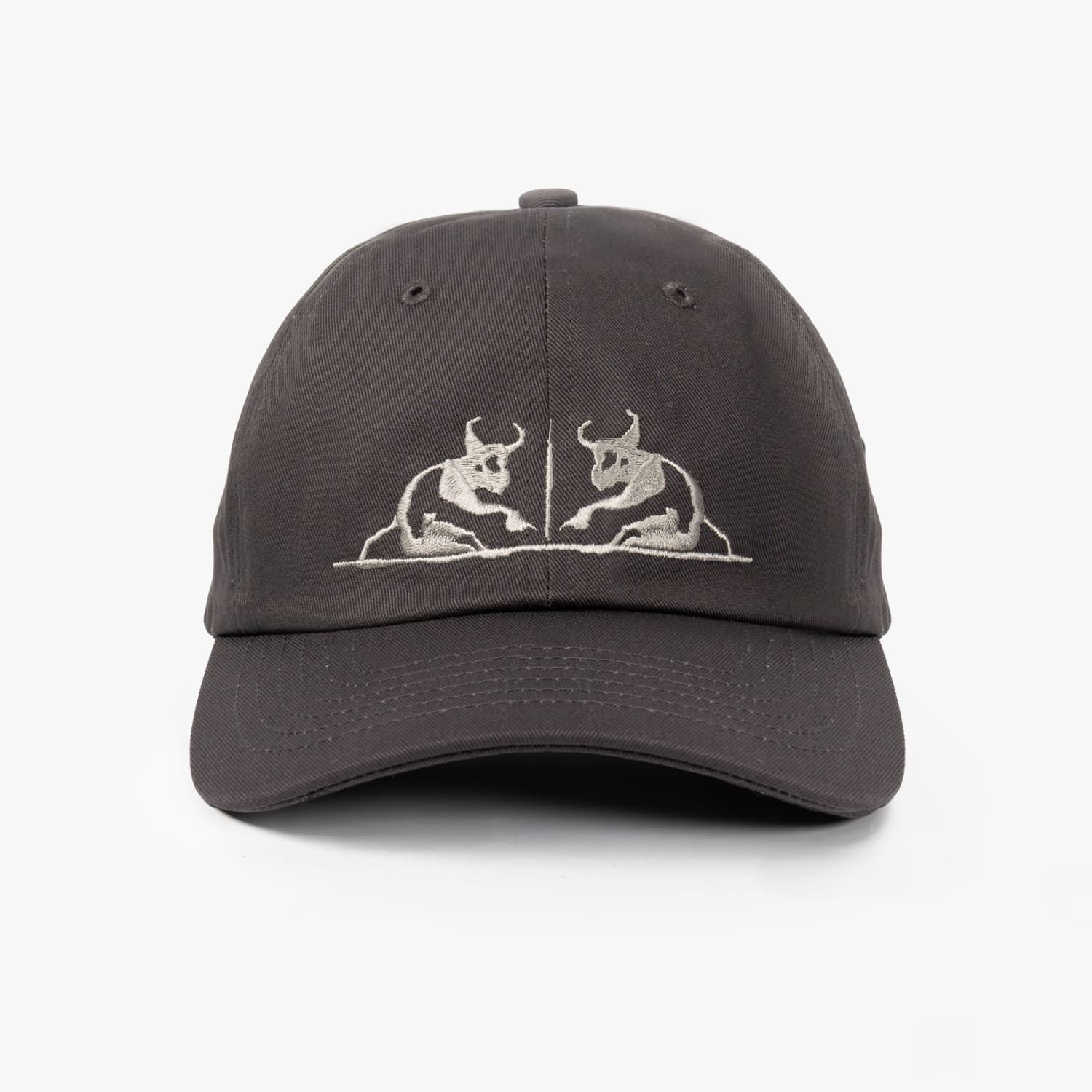 WAVE OF SAND | NICOLAS TIRABASSO EMBROIDERED CAP (SUMI) 刺繍 6パネルキャップ ロゴ グラフィック スミ