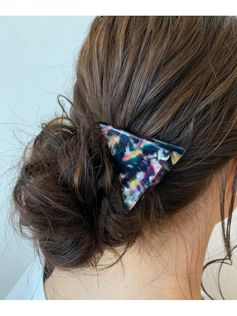 楽天市場 三角バンスクリップ Une Nana Cool ウンナナクール 帽子 ヘア小物 バレッタ ヘアクリップ ネイビー Rakuten Fashion Unenanacool ウンナナクール