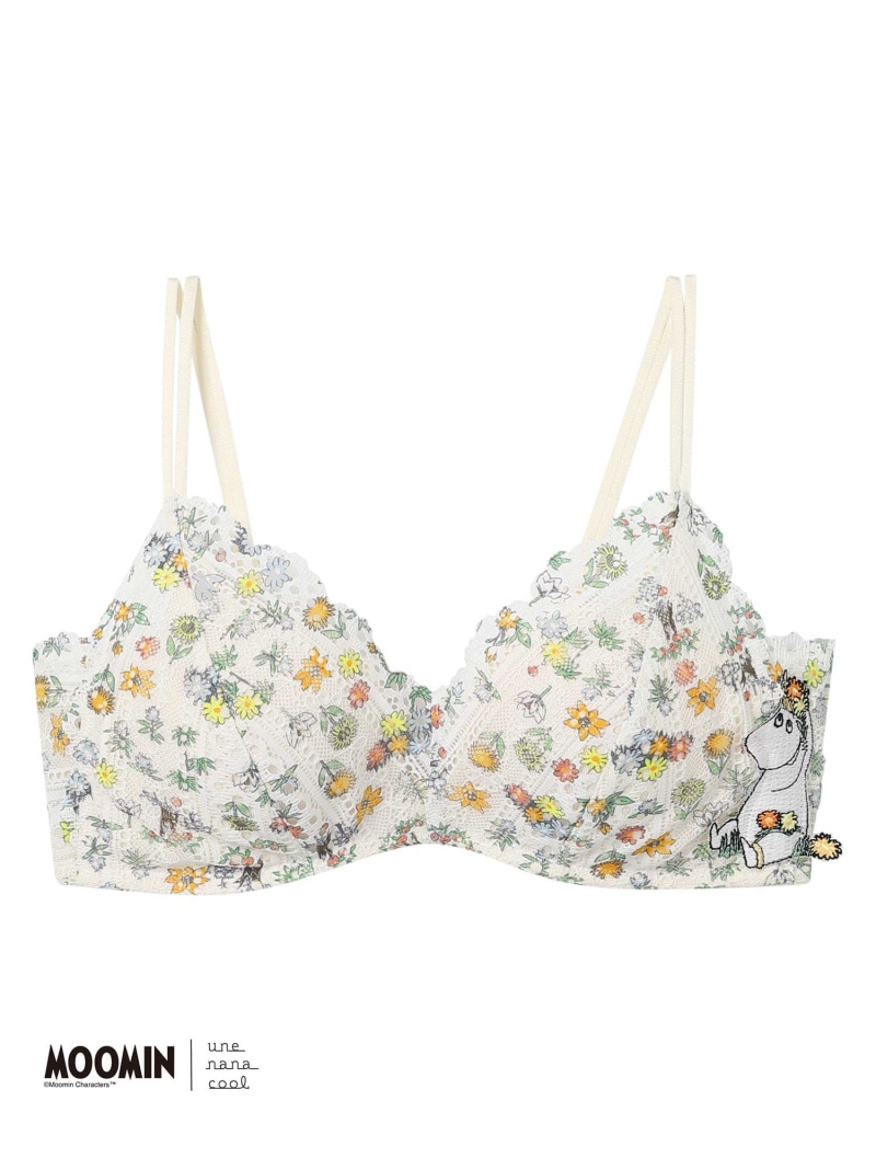 nana⭐︎様　ライトグレー／ブラック／ピンク SALE／20%OFF】【MOOMIN * une nana cool 】364ブラ レース