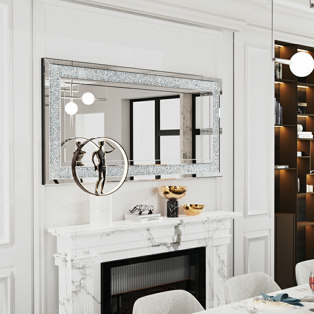 楽天市場】LUVODI 鏡 壁掛け ウォールミラー 壁掛けミラー 洗面台 鏡