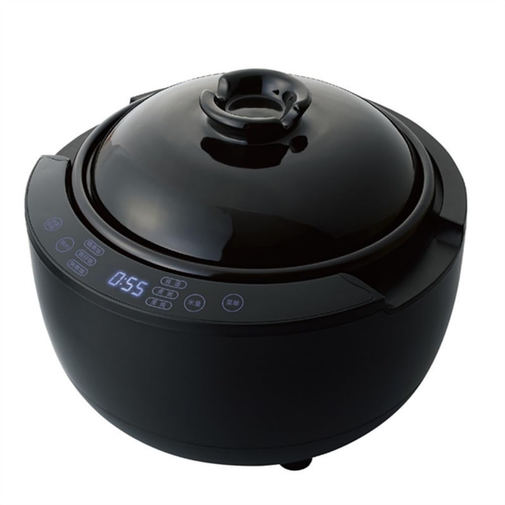 スマート炊飯器は、テラコッタ調のセラミック製内釜、2~5人分3L/5~8人分5L、タッチスクリーン操作、自動保温機能、二重蓋設計、蒸気循環機能、そして白いセラミック製の外殻を備えています。家庭での使用に適しており、炊飯、煮込み、蒸し料理など 24,585円