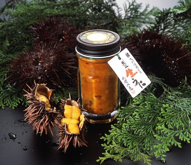 楽天市場】<熊本天草>特製甘塩生うに50g【ムラサキウニを天然 楽天市場】<熊本天草>特製甘塩生うに50g【ムラサキウニを天然