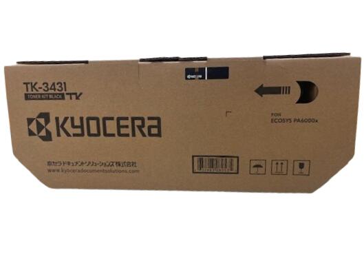 京セラ(KYOCERA) トナーカートリッジ TK-3431【製造会社完全無欠】【貨物輸送無料】【沖縄・離島：送りとどける不可】