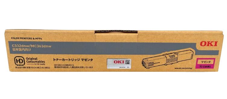 OKI(沖データ) トナーカートリッジ TC-C4AM1 マゼンタ 【純正・新品】【送料無料】【沖縄・離島：配送不可】