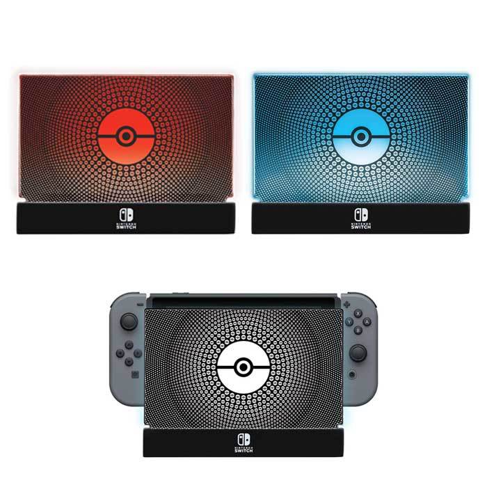 楽天市場 Nintendo Switch ニンテンドースイッチ Ledライトアップ ドックシールド 2種類プレート ピカチュウ ポケモン ユニバーサルステージ
