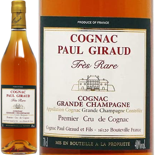 ポールジロー トレラール 40度 40 0 コニャック ブランデー 700ml フランス Paul Giraud Tres Rare 35年 35y グランシャンパーニュ Grande Champagne Premier Cru De Cognac 正規逆輸入品