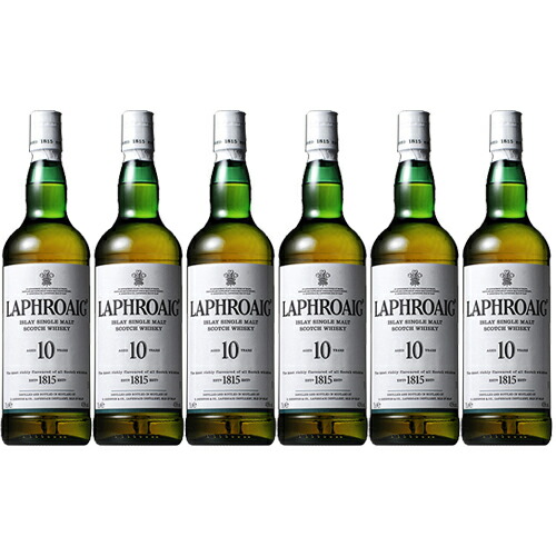 ラフロイグ - ラフロイグ10年  750ml×4本  正規品43% Amazon.co.jp: ラフロイグ 10年 [シングルモルト ウイスキー