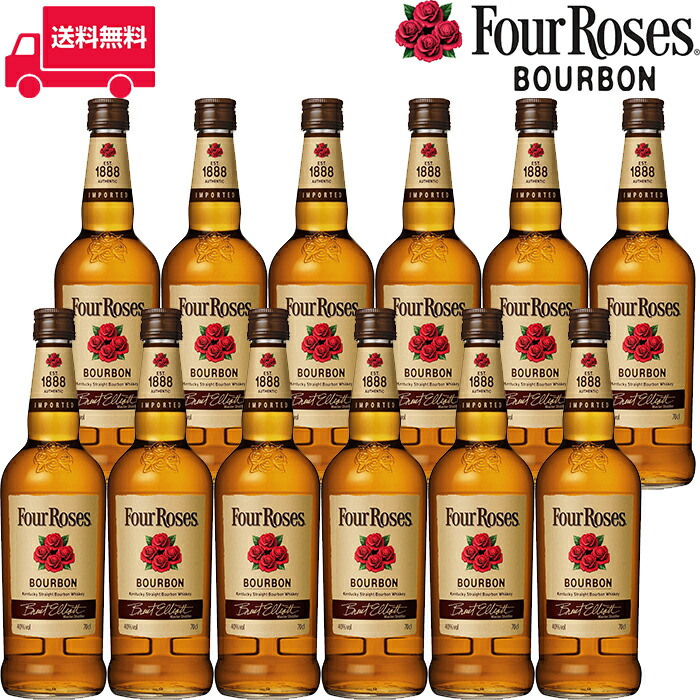 Four Roses ウイスキー 4本セット Amazon.co.jp: Four Roses(フォアローゼズ) ウイスキー1000ml