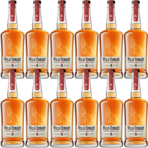 正規代理店 ワイルドターキー 8年 WILD TURKEY ビン 瓶 アメリカ 700ml 50.5% バーボンウイスキー ハイボールにおすすめ 12本セット  1箱 業務用 飲食店におすすめ プロ向け 送料無料※別途送料北海道 九州330円 沖縄770円※ fucoa.cl