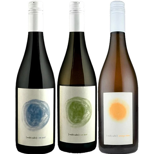 【送料無料】自然派オーストリアワイン飲み比べワビ・サビ3本セット ZW ナンバー1/ジャスト・グリューナー・ヴェルトリーナー/オレンジ・ムーン 赤/白/オレンジ 750ml　wabi-sabi[GV/ZW nr#1/orange moon]※北海道・九州・沖縄・一部離島・クール便は追加送料あり※
