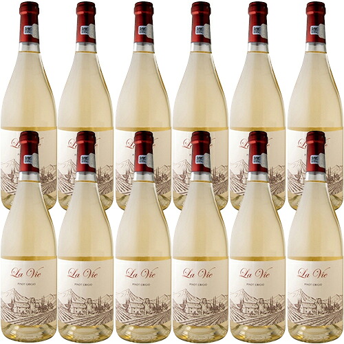 【送料無料】12本セット/1箱 ラ・ヴィ・ピノ・グリージョ[2024]ドメーニレ・サハティーニ 白 750ml Domeniile Sahateni [La Vie Pinot Grigio] ルーマニア ムンテニア 白ワイン 業務用｜ビール・酒・ワイン専門店ユニビス
