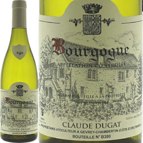 クロード・デュガ [2023]ブルゴーニュ・ブラン 白 750ml [Claude Dugat][Bourgogne Blanc] フランス ブルゴーニュ 白ワイン