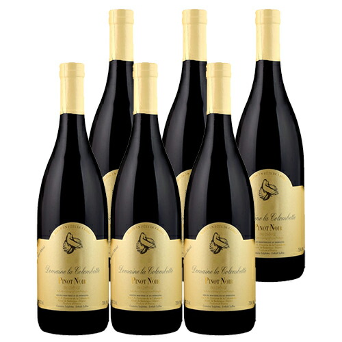6本セット【送料無料】ドメーヌ・ラ・コロンベット[2024]ピノ・ノワール 赤 750ml&times;6本 1箱　Domaine la Colombette[Pinot Noir]フランス 赤ワイン ラングドック ルーション ラングドック・ルーション業務用 飲食店 プロ向け※別途追加送料エリアあり｜ビール・酒・ワイン専門店ユニビス