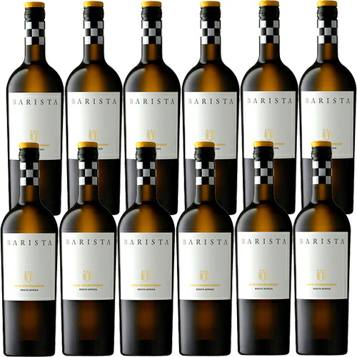 12本セット【送料無料】バリスタ シャルドネ　ベルタス・フォーリー 白 750ml&times;12本 1箱 Bertus Fourie [Barista Chardonnay] 南アフリカ共和国 白ワイン 業務用 飲食店 プロ向け※離島など別途追加送料エリアあり｜ビール・酒・ワイン専門店ユニビス