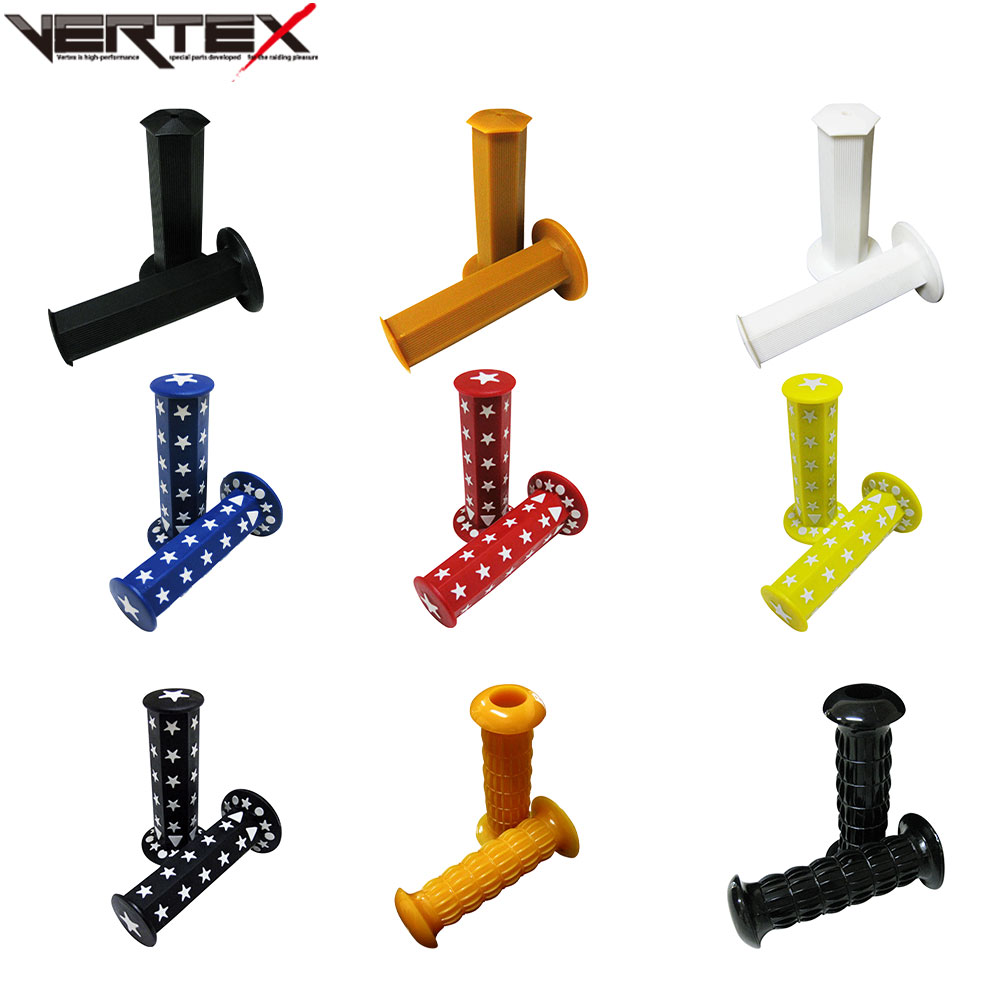 楽天市場】六角グリップ スター(星型) レッド 非貫通 22.2mm