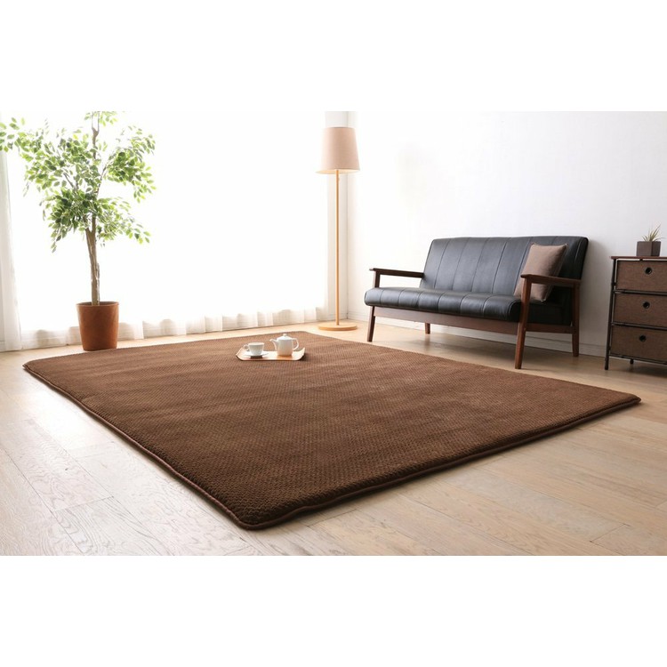 ラグ 厚手 おしゃれ 北欧 ラグマット 厚手 おしゃれ 3畳 カーペット 185×240 ラ・クッションラグ 185×240 MCRK-1824 アイリスオーヤマ グレー ラグ カーペット ラグマット らぐ 北欧 滑り止め付き おしゃれ 子供部屋 リビング ダイニング ホットカーペット対応|ゆにでのこづち