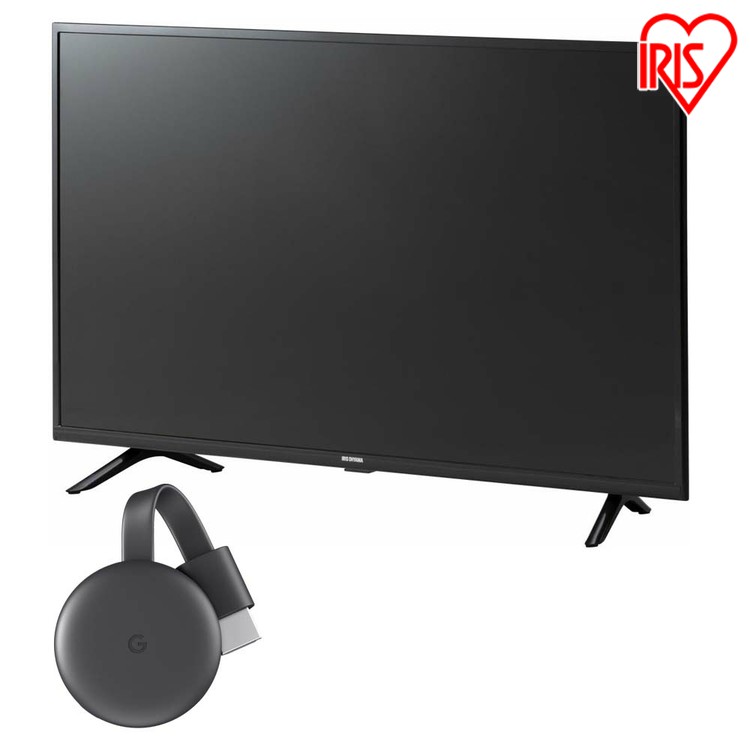 楽天ランキング1位 本日時から4時間ポイント5倍 Google Chromecast クロームキャストセット ハイビジョン液晶テレビ 40インチ Fiona 40fb10p Google Chromecast クロームキャスト グーグル セット テレビ Tv Tvセット 液晶テレビ アイリスオーヤマ 予約 超大