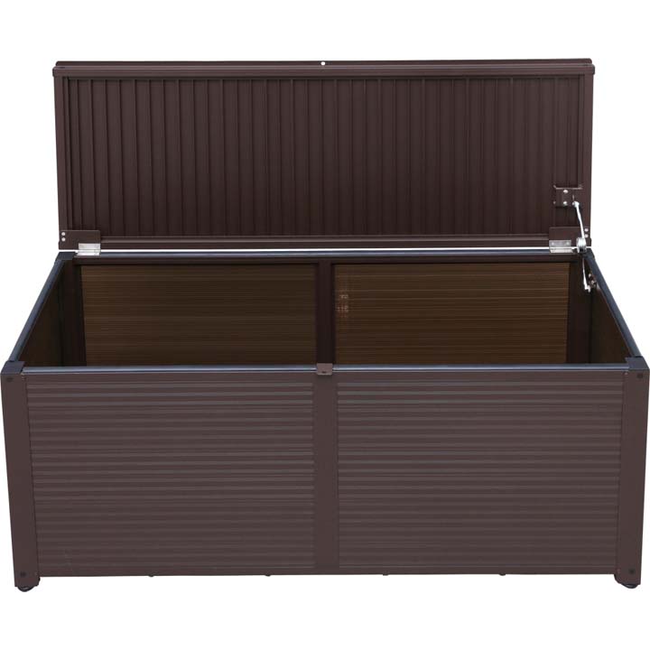 アルミベンチストッカー ブラウン 送料無料 アルミ収納庫 収納ボックスインテリア 寝具 収納 物置 灯油缶が6個入る 幅1cm Lsr 1 収納庫 アイリスオーヤマ 屋外物置 アイリスオーヤマ 送料無料 ワイドストッカー 小型物置 収納庫 屋外収納 灯油缶 ベンチストッカー