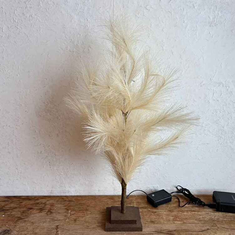 ブランチツリー パンパス 60cm BRXT2530 クリスマス オーナメント クリスマスツリー ブランチツリー インテリア LEDツリー ナチュラル イルミネーション おしゃれ シック SOW【B】