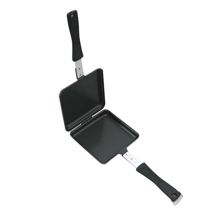 楽天市場】ホットサンドメーカー IH 直火 フライパン 両面エンボス鉄製