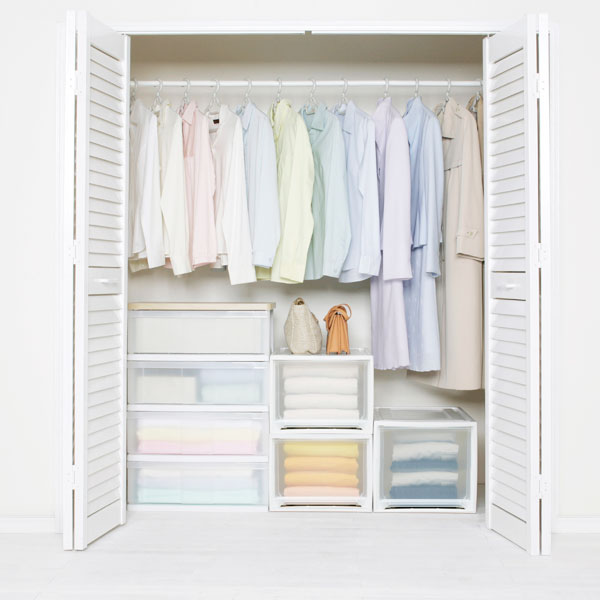 楽天市場】衣装ケース プラスチック 押入れ 奥行74 収納ボックス