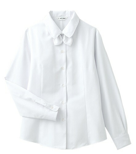 ブラウス BL6814 長袖 レディース リボン付き ベーシック 制服 トップス シャツ ユニフォーム 事務服 飲食 チトセ arbe