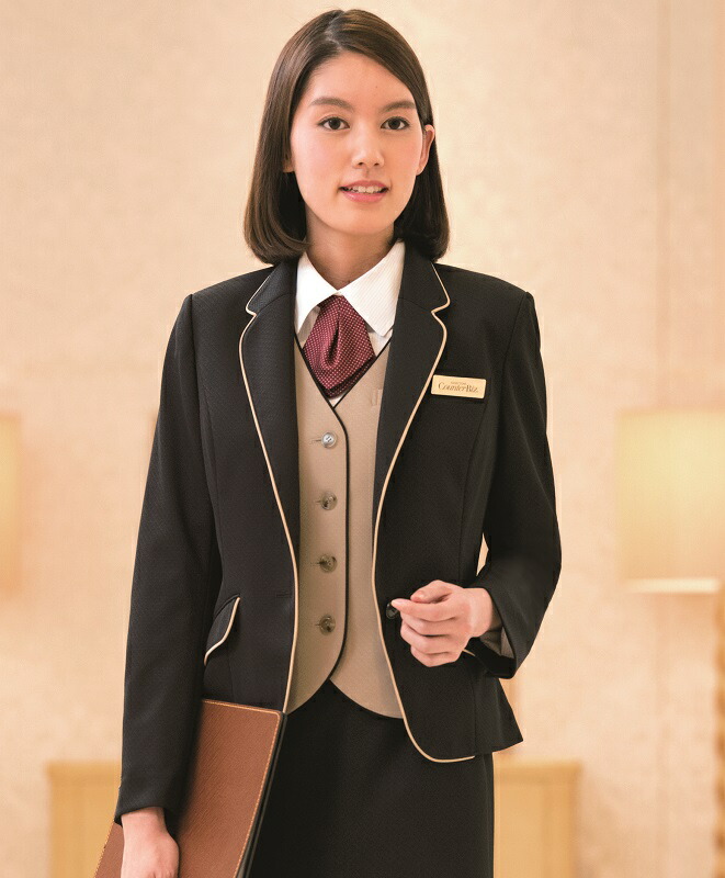 Counter Biz 上衣 WP164 5号～19号 レディース 裏なし ユニフォーム 受け付け 泊まり 御芽出度 鉄道車両商売人 ショウルーム ハネクトーン早川