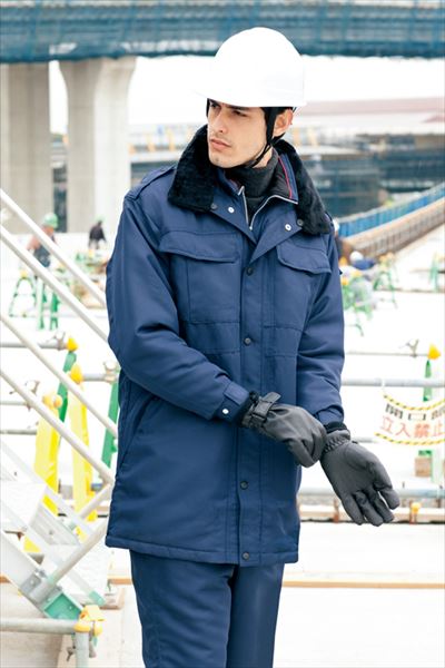 楽天市場】作業服 防寒コート セミコート AZ-8465 [男女兼用］AITOZ