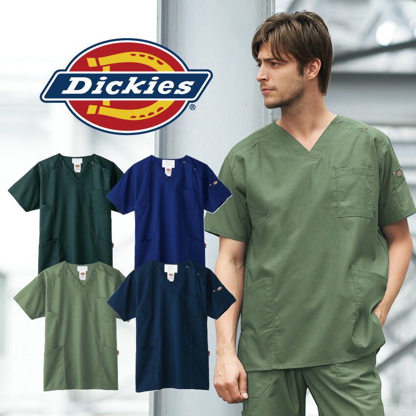 楽天市場 ディッキーズ Dickies スクラブ 上下セット 白衣 パンツ フォーク 7045sc 50sc 半袖 大きいサイズ Folk メンズ レディース ユニフォーム 男性 女性 医療 病院 歯医者 整体 クリニック 医師 看護師 介護ドクター ナース 手術着 制服 ユニフォームネット楽天