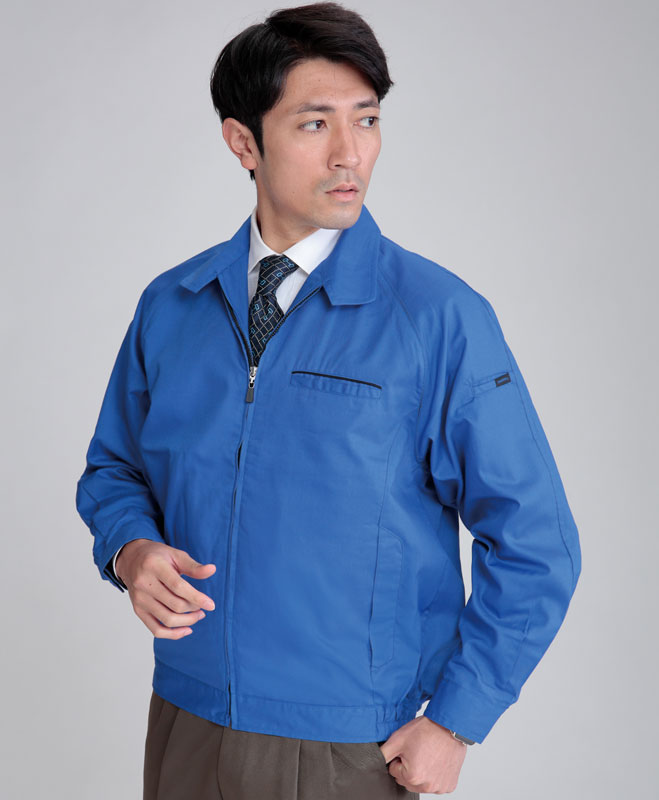 【作業服】 長袖カラーブルゾン オールシーズン 66002 大川被服 DWORKS