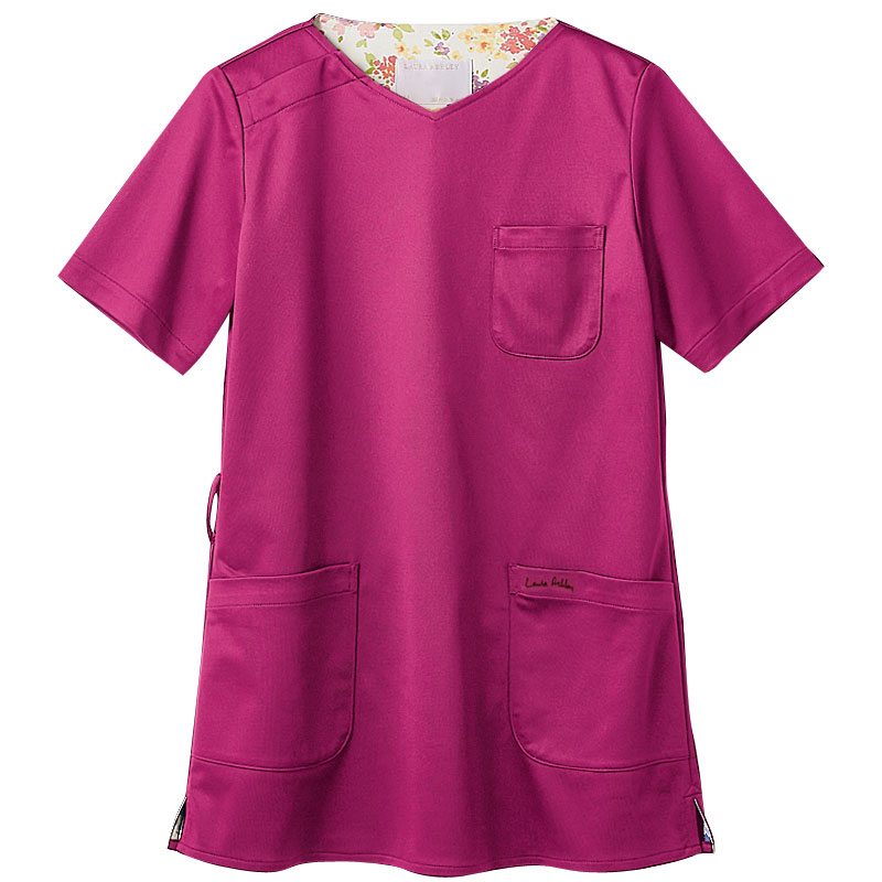 【医療白衣】スクラブ　半袖　LW603-82　ローラアシュレイ　LAURA　ASHLEY　住商モンブラン 4,840円