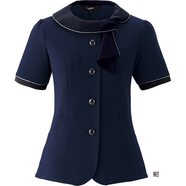 事務服【抗ウイルス・制菌】オーバーブラウス26755アンジョアフレッシュニット