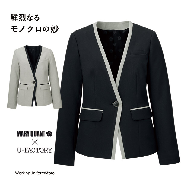 マリークヮント受付制服 ジャケット M43361 M43362 ドライストレッチトロピカル アルファピア