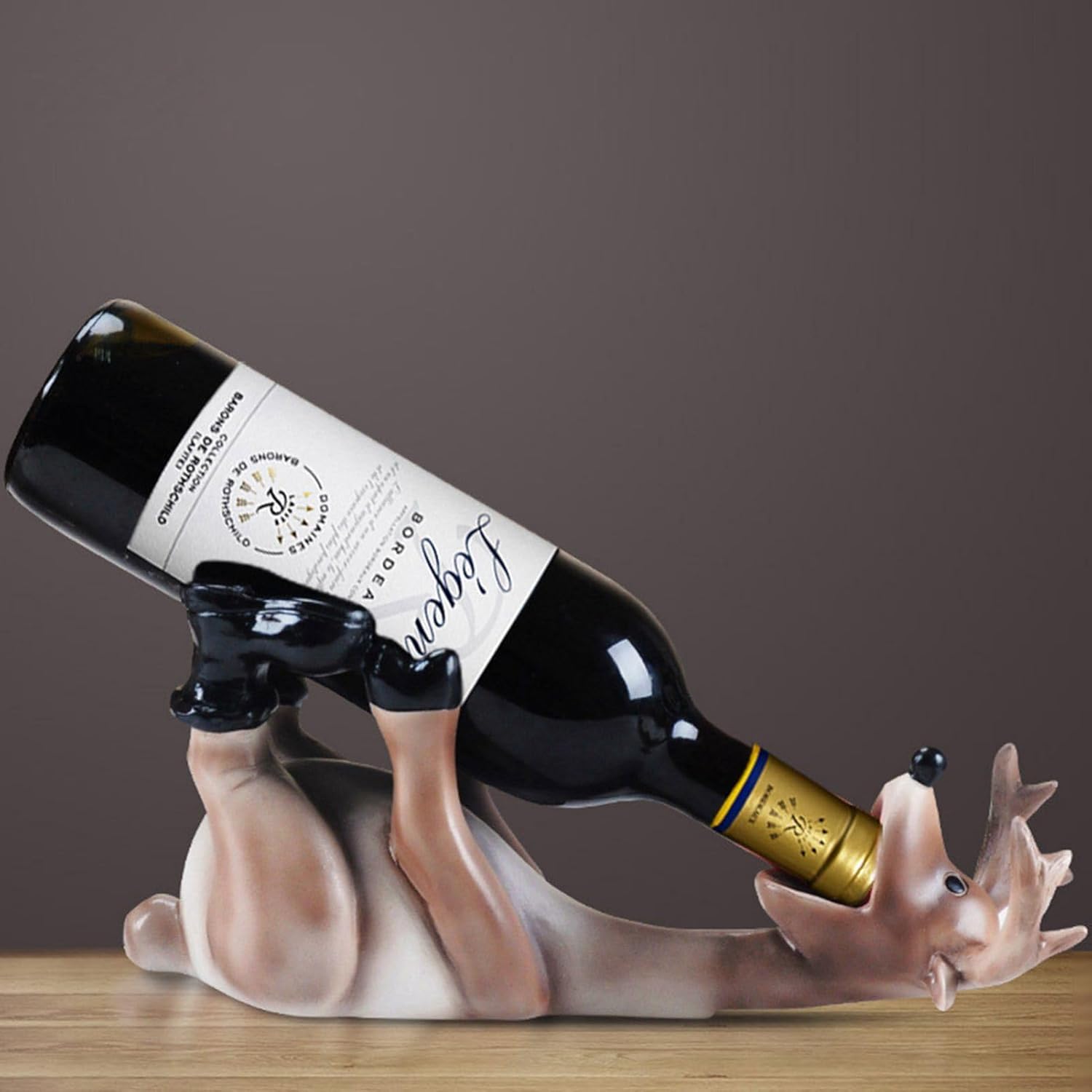 楽天市場】FRPワインホルダー マイ ボトル・ホルダー置物 人物 給仕