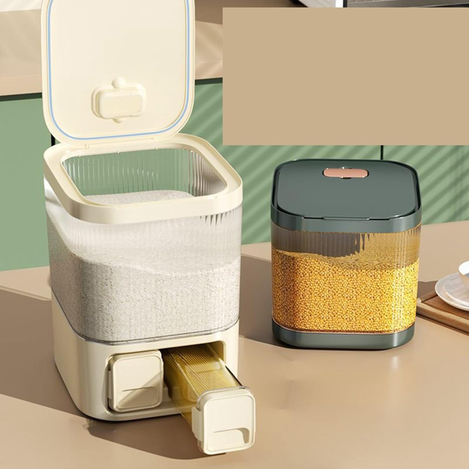楽天市場】キッチン用品 食品貯蔵タンク 米びつ ライスストッカー 2.4L 