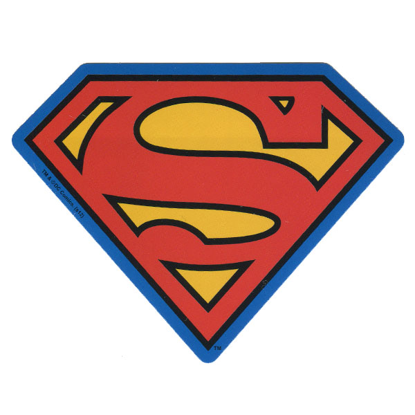 楽天市場 Superman スーパーマン ステッカー マーク ブルー レッド Dm便選択可 楽ギフ 包装 ユニマーク