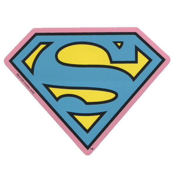 楽天市場 Superman スーパーマン ステッカー マーク ピンク サックス Dm便選択可 楽ギフ 包装 ユニマーク