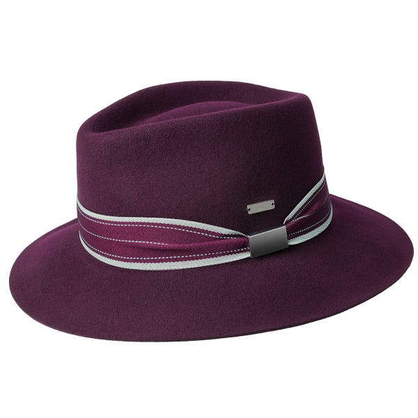 KANGOL カンゴール メンズ 男性 LiteFelt\u00ae Stripe Barclay トリルビー 中折れハット ストローハット | 夏 帽子 夏用 大きいサイズ UV メッシュ キャップ XL 大きめ ハイ ブランド アウトドア 汗 折りたたみ ...｜UNIMAX