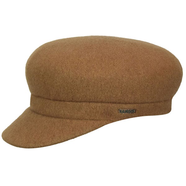 KANGOL カンゴール メンズ 男性 Wool Enfield グリークフィッシャーマン マリンキャップ | 夏 帽子 夏用 大きいサイズ UV メッシュ キャップ XL 大きめ ハイ ブランド アウトドア 汗 折りたたみ 日よけ 収納