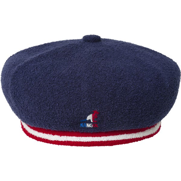 KANGOL カンゴール メンズ 男性 Fred Segal Colorblock Jax ベレー帽 ベレー帽 | 夏 帽子 夏用 大きいサイズ UV メッシュ キャップ XL 大きめ ハイ ブランド アウトドア 汗 折りたたみ 日よけ 収納|UNIMAX