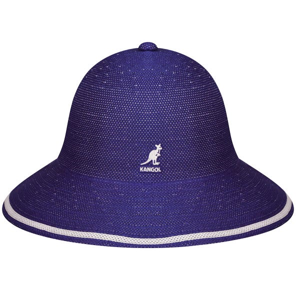 KANGOL カンゴール メンズ 男性 Tropic Wide Brim Stripe Casual バケットハット サファリハット | 夏 帽子 夏用 大きいサイズ UV メッシュ キャップ XL 大きめ ハイ ブランド アウトドア 汗 折りたたみ 日よけ ・...