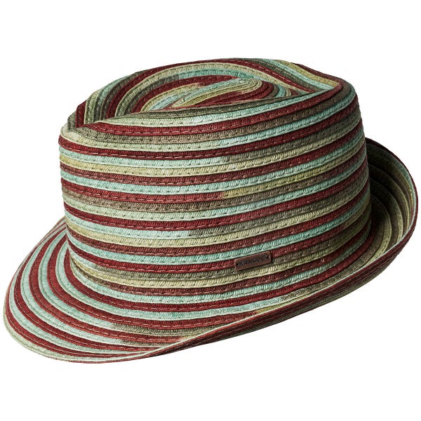 KANGOL カンゴール メンズ 男性 Spacedyed Braid トリルビー トリルビー 中折れハット ストローハット | 夏 帽子 夏用 大きいサイズ UV メッシュ キャップ XL 大きめ ハイ ブランド アウトドア 汗 折りたたみ 日...|UNIMAX