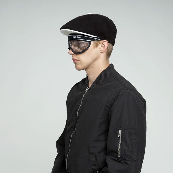 KANGOL カンゴール メンズ 男性 2-tone Bermuda Galaxy ニュースボーイ キャスケット | 夏 帽子 夏用 大きいサイズ UV メッシュ キャップ XL 大きめ ハイ ブランド アウトドア 汗 折りたたみ 日よけ 収納