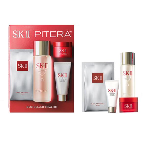 【送料無料】SK-II - ベストセラー トライアル キット (クレンザー 20g、トナー 75ml、クリーム 15g、マスクシート 1枚) SK-II - Bestseller Trial Kit ( 20g cleanser, 75ml toner, 15g cream, and 1 mask sheet) 9,504円
