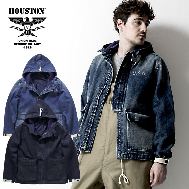 楽天市場 Houston ヒューストン 3way Denim Navy Parka 3way デニムネイビーパーカー 全2色 ビンテージ ヴィンテージ フード ステンシル ライナー 12オンス ユニオンネットストア ｕｎｉｏｎ ｎｅｔｓｔｏｒｅ