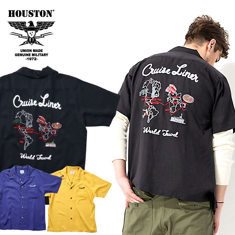 楽天市場】HOUSTON / ヒューストン 41031 BOWLING SHIRT (CRAZY