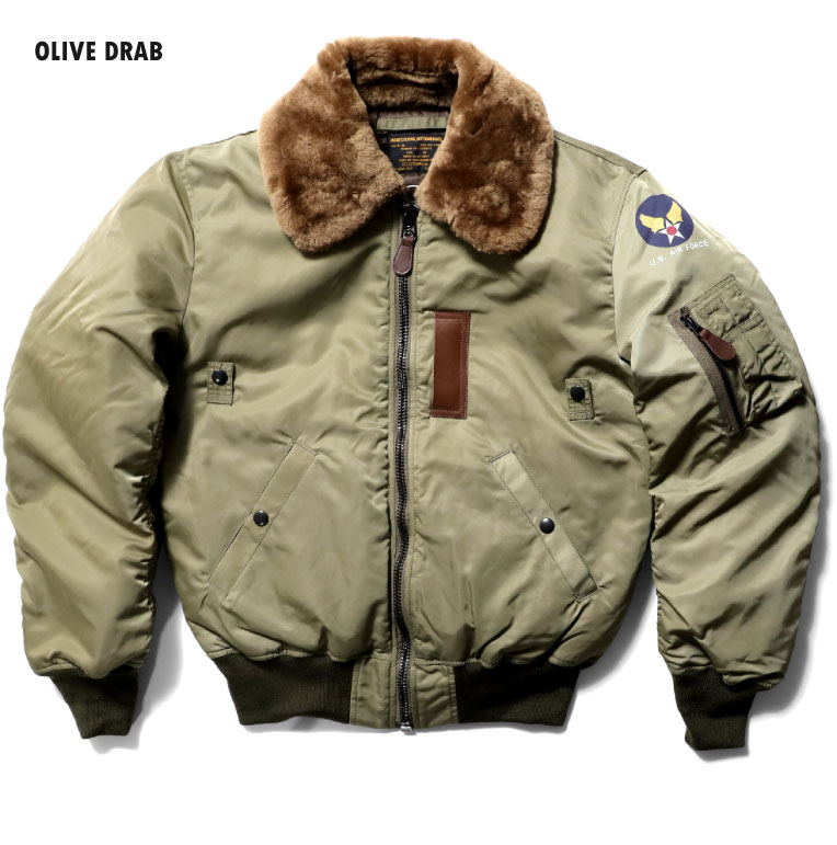 値頃 HOUSTON ヒューストン 5001z B-15B FLIGHT JACKET B-15Bフライト