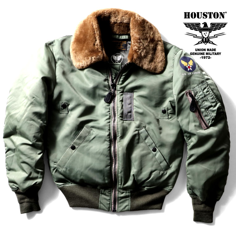 楽天市場】HOUSTON / ヒューストン 5001z B-15B FLIGHT JACKET / B-15B