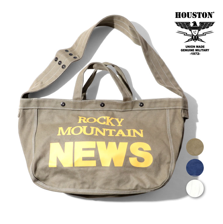 楽天市場】HOUSTON / ヒューストン 6826 NEWSPAPER BAG(NEWS