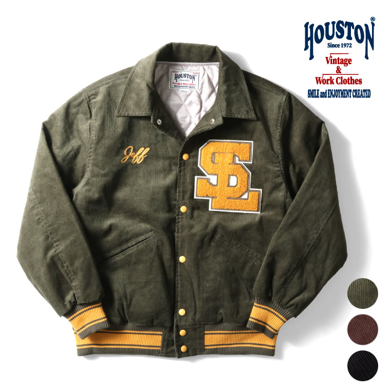 楽天市場】HOUSTON / ヒューストン 51274 MELTON AWARD JACKET (BEER